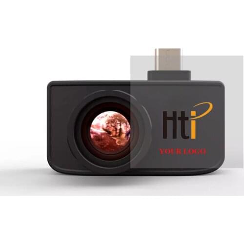HT-301 384*288 mobile phone thermal imaging camera 50hz frequency with manual adjustable focus core 384 hti Thermal imaging
