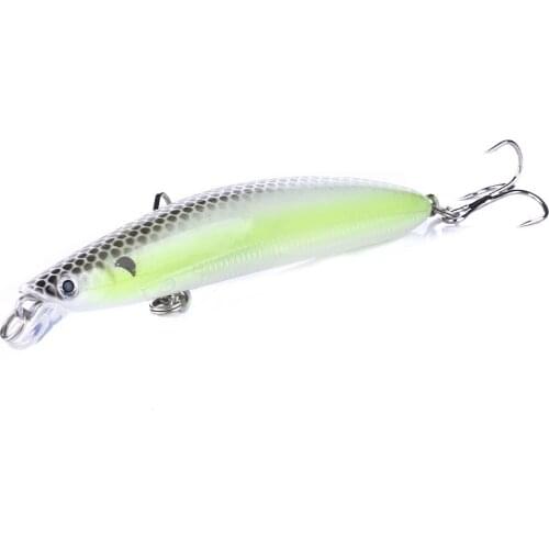 HENGJIA 1PC Isca Artificial Minnow Fishing Lures 9cm 9g Hard Bait Wobbler Crank Fishing Tackle