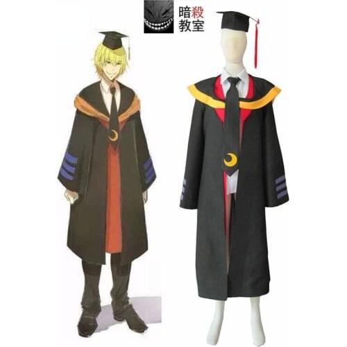 Customize for adults Free Shipping Assassination Classroom Class 3-E Teachers Koro-sensei Humans Cosplay Adult Costume