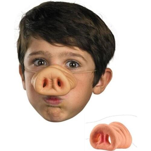 Halloween Pig Nose Costume Prop Snout Adult Child Kid Halloween Cosplay Party Funny Mask Comfortable To Wear