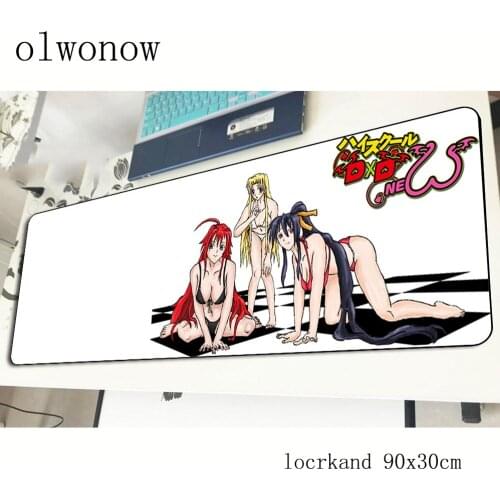 High school dxd mouse pad 900x300x3mm Boy Gift mousepads best gaming mousepad gamer anime personalized mouse pads keyboard pad