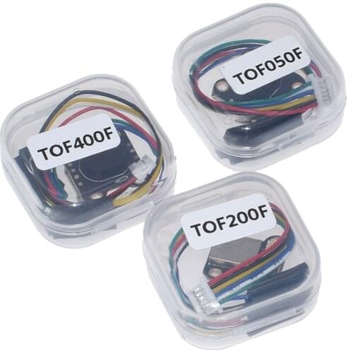VL6180 VL53L0 VL53L1 Time-of-Flight (ToF) Laser Ranging Built-in MCU Algorithm TOF050F TOF200F TOF400F 50CM/2M/4M MODBUS/IIC I2C
