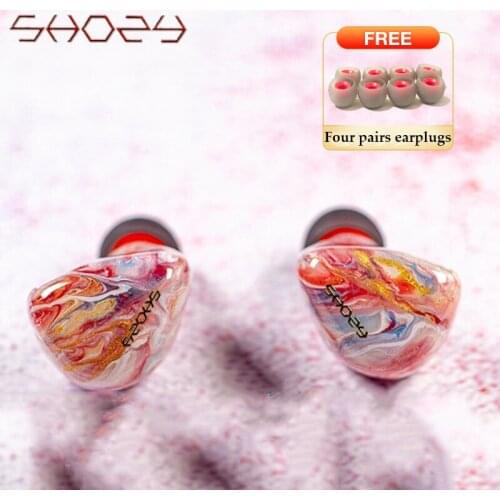 Shozy Rouge 1DD+2BA Triple Hybrid Driver In ear hook Monitors wired earphones Detachable 0.78mm 3.5mm 2Pin Cable for Audiophile