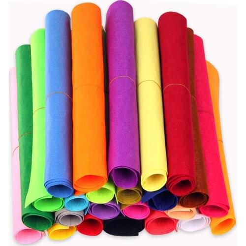 New large 50X40cm 1pcs non-woven childrens handmade DIY production material non-woven fabric festival layout felt cloth