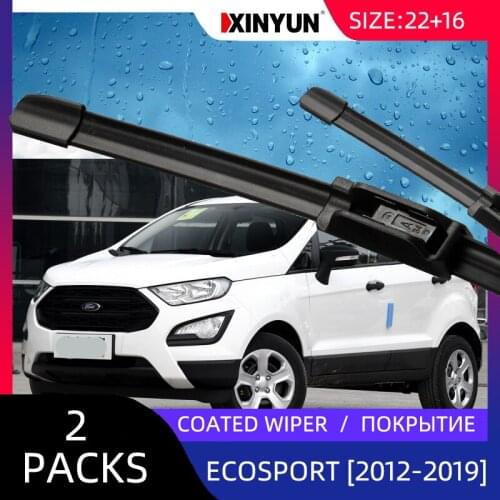 Coated wiper Front Wiper Blades For ford - Ecosport [2012-2019] Windshield Windscreen Front Window 29"+29"