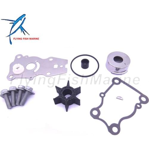 Outboard Engine 66T-W0078-00 Water Pump Repair Kit without Housing for 25HP 30HP 40HP Boat Motor, 18-3440 Sierra Marine