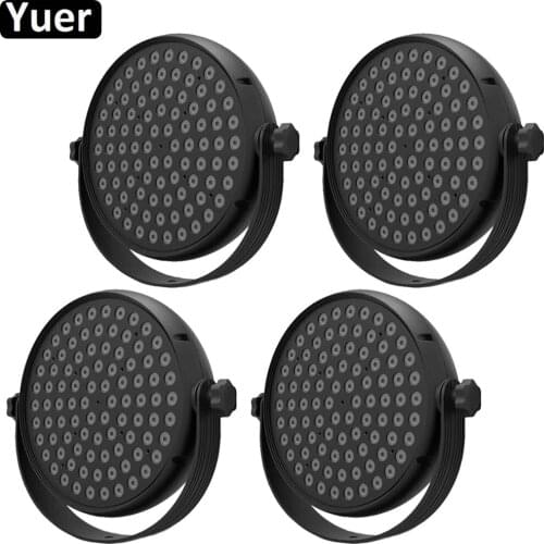 4Pcs/Lot 90x2W LED Par Light RGBW 4IN1 With DMX512 Suitable Stage Disco DJ Party Nightclub Usage Stage Par Strobe Lighting