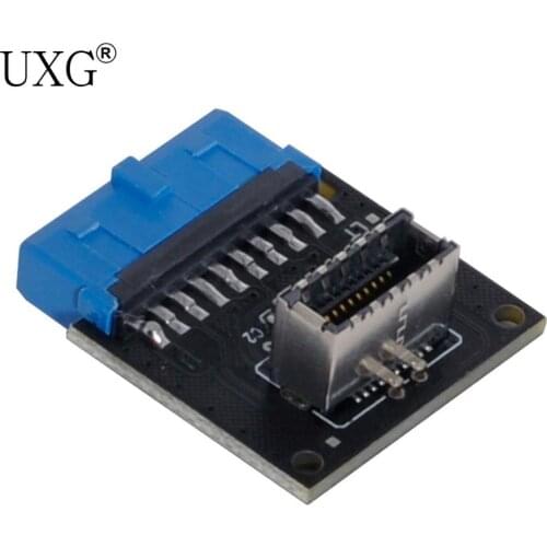 USB 3.1 Front Panel Socket Type-E to USB 3.0 20Pin Header Male Extension Adapter for Motherboard