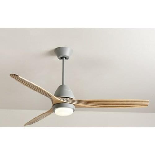 220V Reversal Fuction 52 Inch Led Ceiling Fan With Lights For Living Room Ventilateur de plafon Bedroom Cooling Fan Lamp