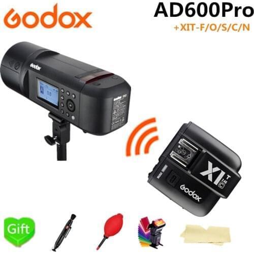 Godox AD600Pro Flash Trigger TTL Outdoor Li-Battery Flash Strobe Light for Canon Nikon Sony Fujifilm Olympus + X1T-F/O/S/C/N