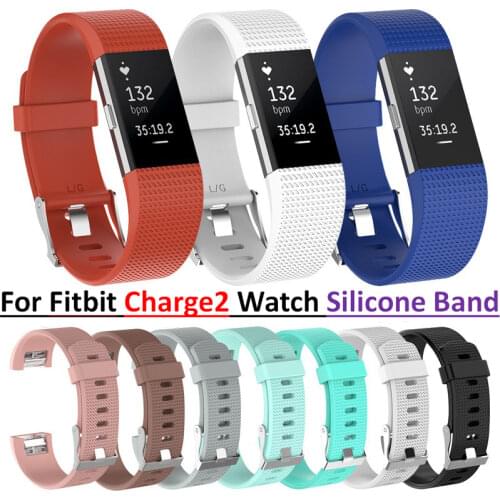 COMLYO Silicone Strap for fitbit charge2 band Fitness Smart watches Replacement Sport Strap Bands for Fitbit Charge 2 bracelet