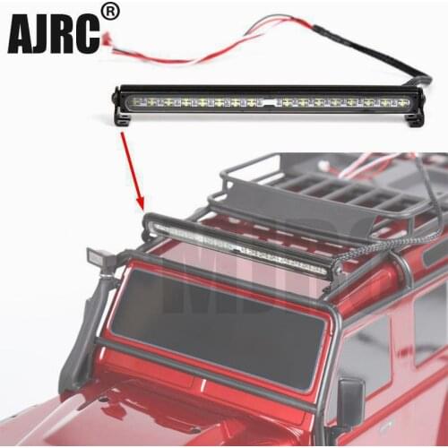 RC Car Parts Trx4 Metal LED Roof Lamp Light Bar for 1/10 RC Crawler Traxxas Trx-4 Trx4 axial 90046 90047 TRX-6 Car Accesories