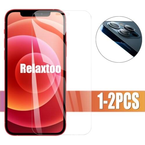 Safety Glass For iphone 12 pro max mini Tempered Glass On iphone12 pro mini max Screen Protector Camera Protective Glass on i12