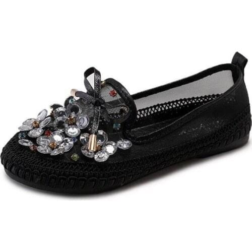 Tennis Shoes For Women Breathable Sneakers 2021 Summer Sports Comfy Jogging Trainers Female Soft Bling Sequins Zapatos De Mujer