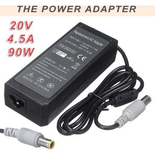 Pohiks 1pc 20V 4.5A 90W AC Power Supply Adapter Charger Universal Notebook Power Adapters For L-enovo ThinkPad Laptop