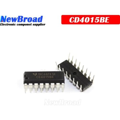 10PCS CD4015BE DIP16 CD4015 DIP 4015BE DIP-16 new and original IC