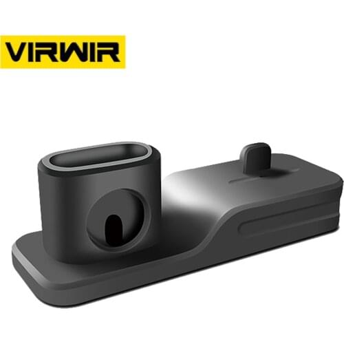 3 in 1 Silicone Desktop Phone Holder For iPhone 8 12 11 X Charging Dock Station For Apple Watch 6 SE 5 4 Airpods Pro With Cable