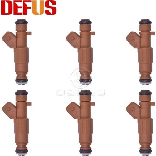 DEFUS High Performance 6X 0280156282 Fuel Injector Bico For Chevrolet Chery Tiggo A5 Nozzle Injection Fuel 0 280 156 282 4 Holes