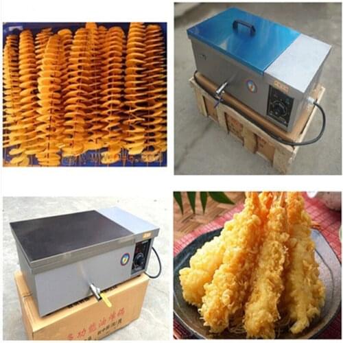 Electric spiral potato deep fryer 12L