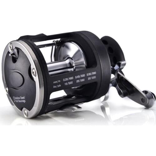 3.8:1 3BB Trolling Reel Fishing Drum Reel Sea Fishing Reel Stainless Steel Ball Bearing Fishing Accessories For Boat Fishing Kit