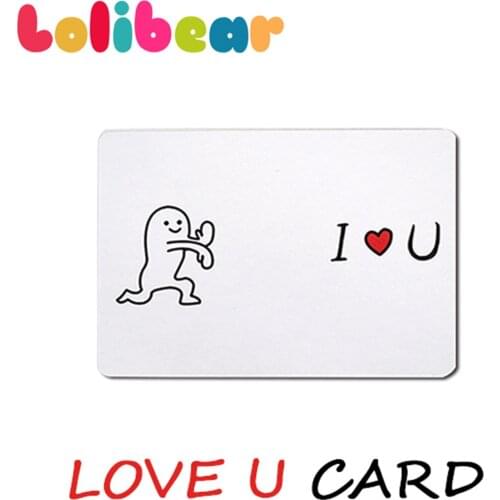 LOVE U Card by Hyde Card Magic Tricks Street Close Up Props for Lover Magie Mentalism Illusion Gimmick Props trucos de magia