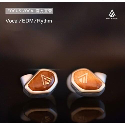 Focus Vocal/EDM/Rythm 1DD Dynamic Driver In Ear Earphone HIFI DJ Monitor Running Sport Earbuds with 2PIN 0.78MM Connector TRI I3