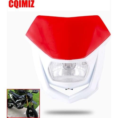 Motocross Enduro Supermoto Headlight Dirt Bike Headlamp For DRZ XT WR KX XR YZF CRF MX SX XC EXC Headlight Fairing H4 35W
