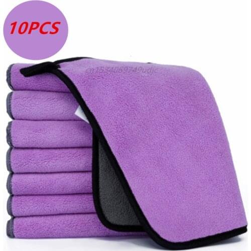 3/5/10PCS Car Wash Microfiber Towel Car Cleaning Paint Care Cloth Detailing Car Styling Wash Towel Cleaning Tools Accessories
