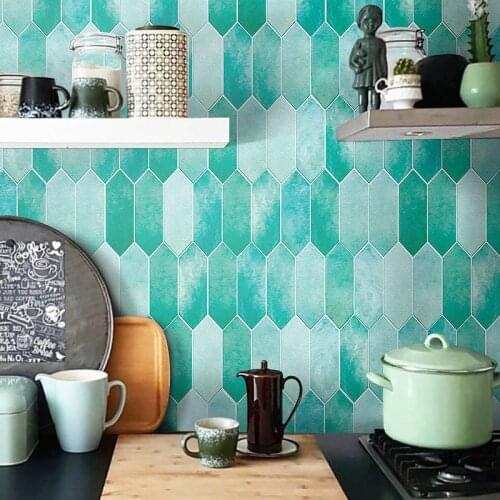 DIY Home Decoration Art Wall Stickers For Living Room Decoration Bedroom Decor 6 pcs/lot 20 cm Square Self Adhesive Wallpaper