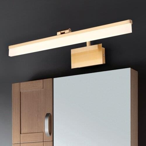 Modern Wall Light LED Mirror Light Waterproof Bathroom Lights Mirror Light Bronze Modern Wall Sconce