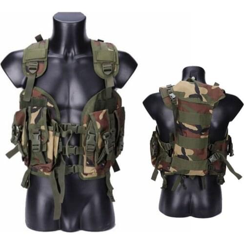 Seal Tactical Vest Painball Equipment Body Armor Military Airsoft Army Hunting Vest Outdoor Combat Protection Vest Camouflage