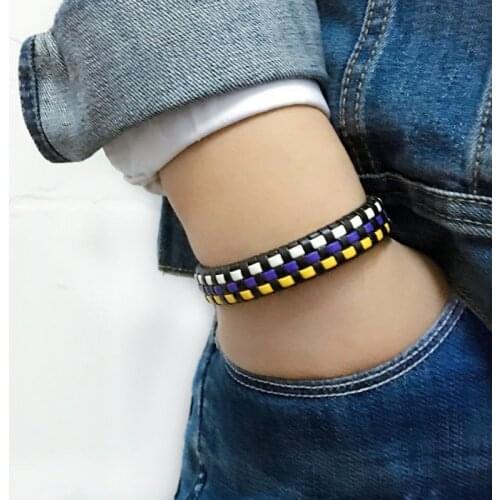 ZotatBele 6pcs/lot ethnic special couples charms handmade trible ethnic genuine leather bracelet -SF111