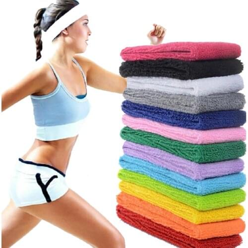 1pc Women/Men Headband Sports Yoga Fitness Stretch Sweat Sweatband Hair Band Elasticity Headband Headwear Sports Safety