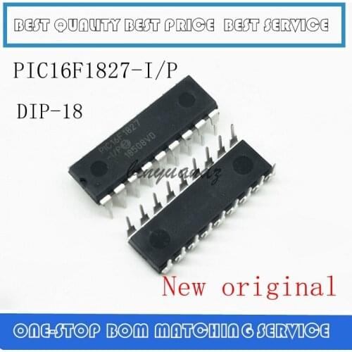 1PCS 100% New original PIC16F1827-I/P PIC16F1827 DIP-18 stock