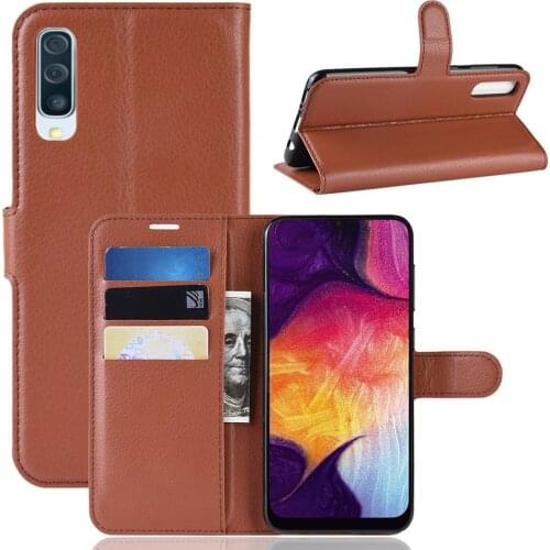 2019 Top Phone Cases For Samsung Galaxy A50 A40 A70 A60 A30 Luxury Leather bookcover for Samsung M30 M10 M20 case DHL Free 50pc