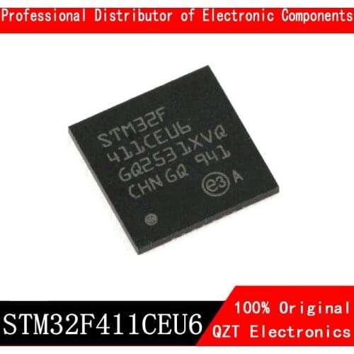 5pcs/lot new original STM32F411CEU6 STM32F411 UFQFPN-48 microcontroller MCU In Stock