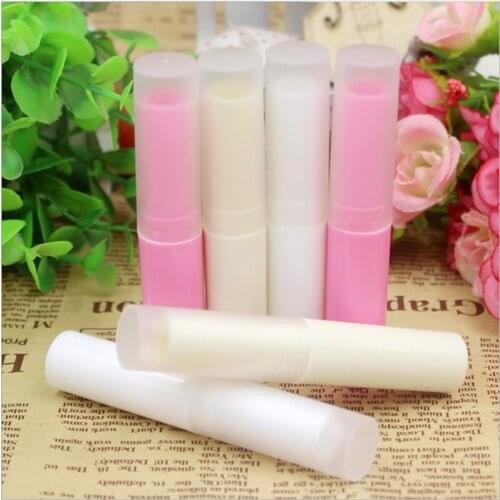 50 Pcs/lot Lip Balm Tube 4g Deodorant Container Lotion Bar Twist Empty Lipstick Makeup Container Lip Balm Bottles Wholesale