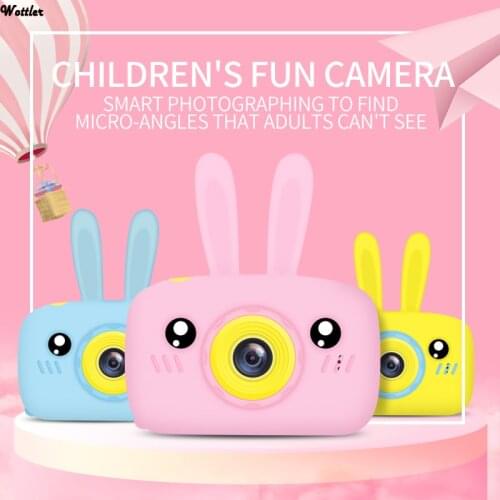 Children Kids Camera Toys Cartoon 2 Inch HD Screen Digital Cameras Video Recorder Camcorder Language Switching Timed Shooting