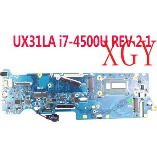 For asus ux31l ux31la motherboard i7-4500u 8gb motherboard 100% Test OK