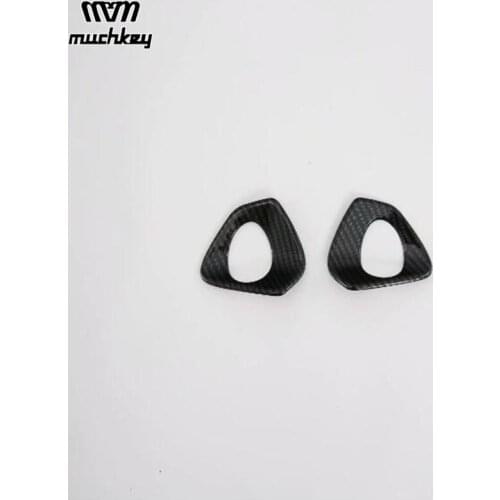 For Lexus UX 2019 modified instrument panel instrument circle decorative stickers carbon fiber Car Styling