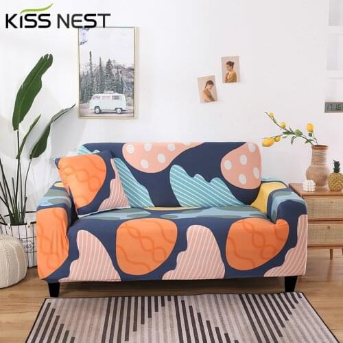 Elastic All-Inclusive Printing Cute Cartoon Fashion Sofa Cover,1 2 3 4 Seater,Home Decoration Living Room,L Shape Need 2 Piece
