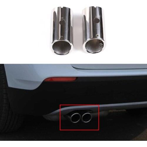 For BMW E84 2010-2013 X1 sdrive 20i Car Exhaust Tail Muffler 304 Stainless Steel tail throat Pipes