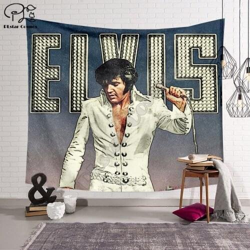 Elvis Presley Blanket Tapestry 3D Printed Tapestrying Rectangular Home Decor Wall Hanging Home Decoration Style-4