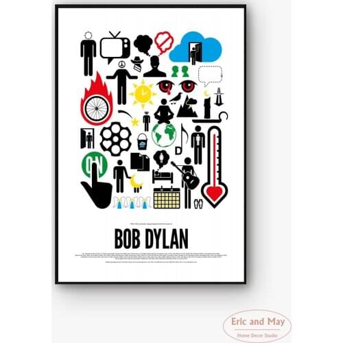 Pictogram Rock Posters And Prints Canvas Painting Wall Pictures For Living Room Vintage Poster Decorative Home Decor Obrazy