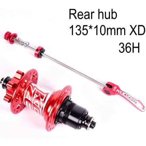 Koozer XM490 bicycle Hub XD Cassette Body Hubs Sealed 4 Bearing Mountain Bike Rear Hub 10*135mm QR 12*142mm Thru 28 32 36 Holes