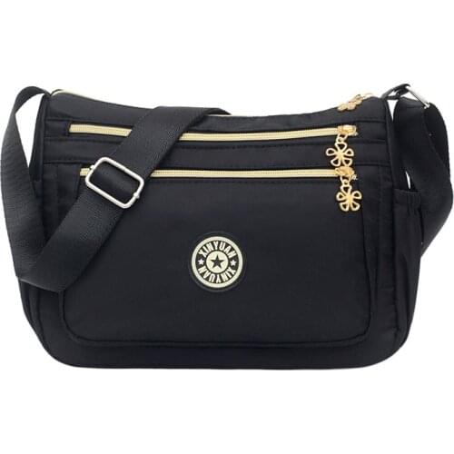 Summer New Nylon Cloth Slanting Bag Single Shoulder Womens Bag Direct Approval Outdoor Leisure Handbag Mommy Crossbody Bag