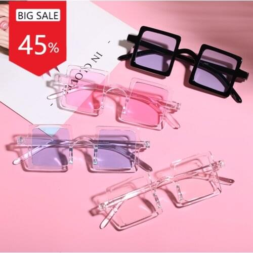 Summer 2021 New Kids Sunglasses Fashion Square Shape Frame Girls Boys Sun Glasses Shades UV400 Outdoor Toddler Infant Eyewear