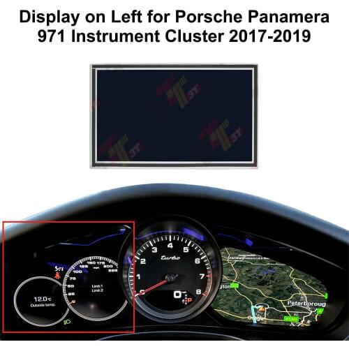 Left Center Right LCD Display for Porsche Panamera 971 Instrument Cluster Dashboard Pixel Repair 2017-2019