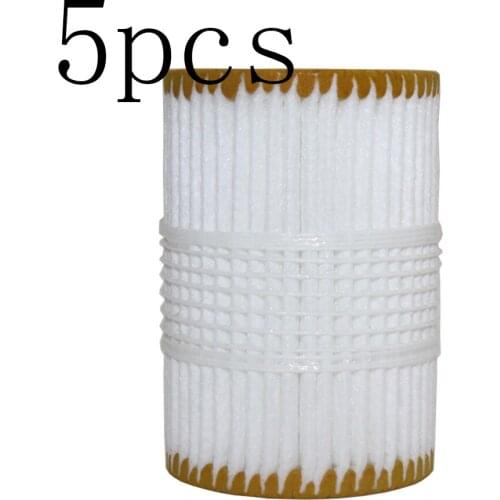 5PCS Car Oil Filter for Audi A5 Coupe quattro 8T3 2007-2017 A6 allroad quattro(C7/4GH/4GJ 2012-2018) 06E115562H HU7035 06E115562