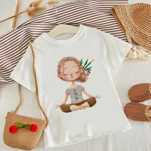 Cute T Shirt For Girls Casual Soft Cozy Fabric Summer Clothes Child Shirt Basic T-shirt Sweet Styel Toddler Girls Tee Shirt